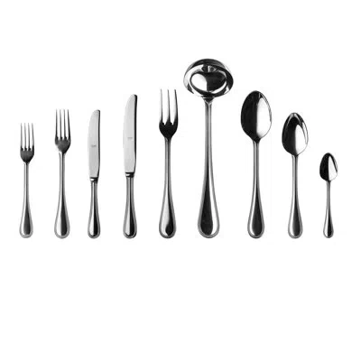 Mepra Perla Flatware Set - 39 Pieces - Stainless Steel