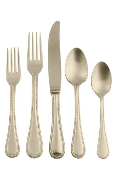 Mepra Perla Ice 5-piece Place Setting In Gold