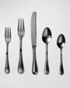 Mepra Perla Ice Oro Nero 20-piece Flatware Set