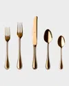 Mepra Perla Oro 20-piece Flatware Set In Gold