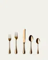 Mepra Perla Oro 5-piece Place Setting Set In Gold