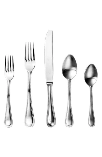 Mepra Perla Pewter Flatware Set In Silver