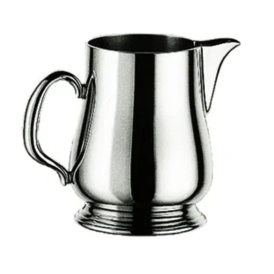 Mepra Pitcher With Base; Palace C: 8 Oz. In Silver