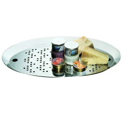 Mepra Plateau Royal 18/10 Stainless Steel Platter In Silver