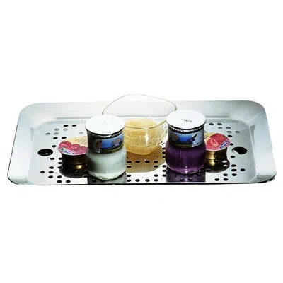 Mepra Plateau Royal 18/10 Stainless Steel Platter In Silver