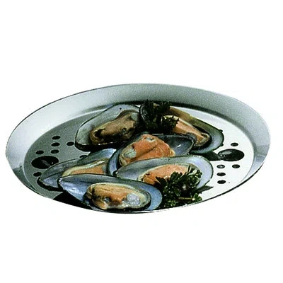 Mepra Plateau Royal 18/10 Stainless Steel Platter In Silver