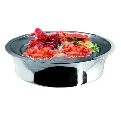 Mepra Plateau Royal Round Seafood Tray In Silver