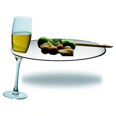 Mepra Polycarbonate Platter In Silver