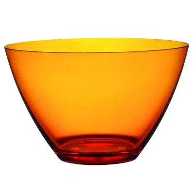 Mepra Polycarbonate Round Bowl 4.75" - 12 Pieces In Amber