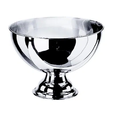 Mepra Punch Bowl D: 15" C: 4 Gallons In Silver