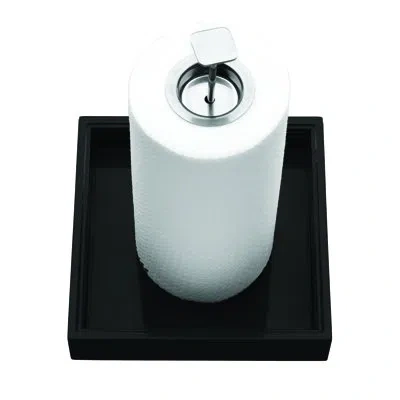 Mepra Quattro Paper Towel Holder - 1 Piece - In Black
