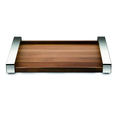 Mepra Quattro Serving Dish In Walnut