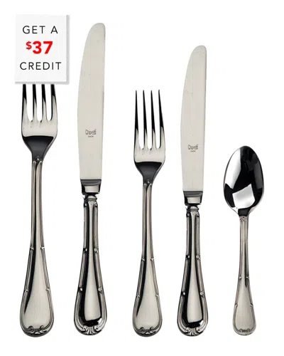 Mepra Raffaello 20pc Flatware Set With $37 Credit In Silver