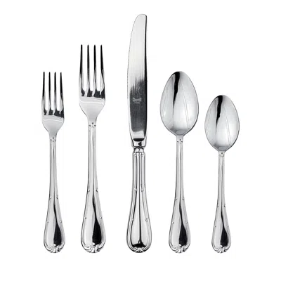 Mepra Raffaello 20-piece Flatware Set In Mirror Finish In Silver