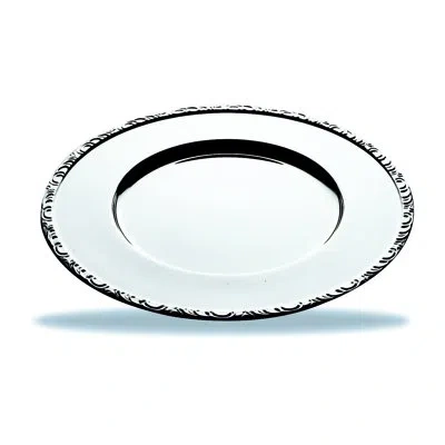 Mepra Raffaello Charger; Barocco In Silver