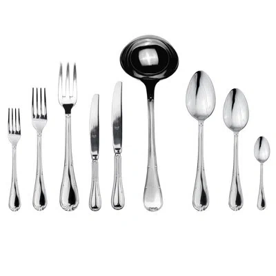 Mepra Raffaello Flatware Set - 75 Pieces - Stainless Steel In Silver