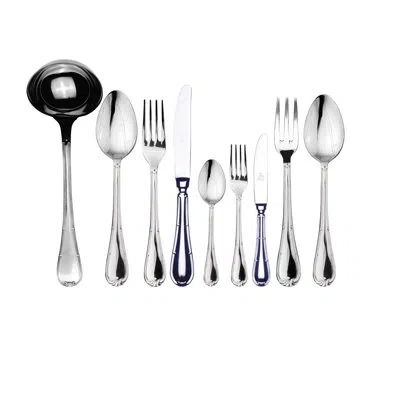 Mepra Raffaello Flatware Set With H/h Knives - 39 Pieces - Stainless Steel