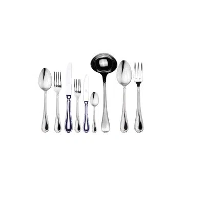 Mepra Raffaello Flatware Set With H/h Knives - 75 Pieces - Stainless Steel