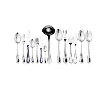 Mepra Raffaello Flatware Set With H/h Knives (configuration P) - 113 Pieces - Stainless Steel