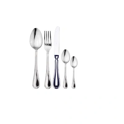 Mepra Raffaello Flatware Set With Moka Spoon And H/h Knives - 30 Pieces - Stainless Steel