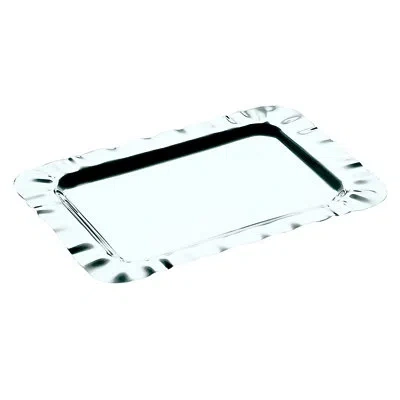 Mepra Rectangular Tray In Silver