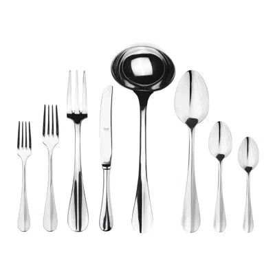 Mepra Roma Flatware Set - 43 Pieces - Stainless Steel