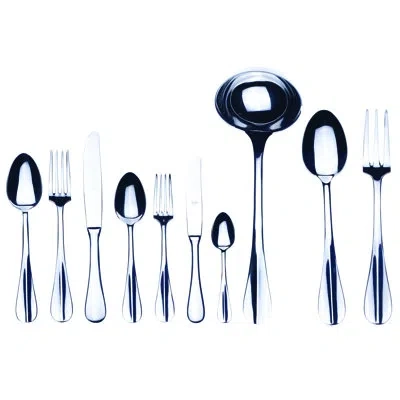 Mepra Roma Flatware Set - 45 Pieces - Stainless Steel
