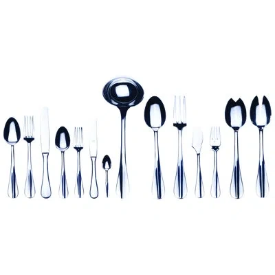 Mepra Roma Flatware Set (configuration P) - 113 Pieces - Stainless Steel