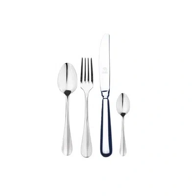 Mepra Roma Flatware Set With H/h Knives - 24 Pieces - Stainless Steel