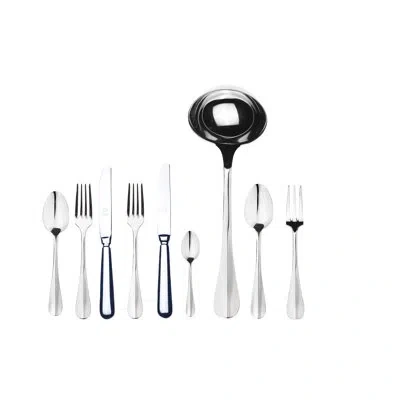 Mepra Roma Flatware Set With H/h Knives - 39 Pieces - Stainless Steel