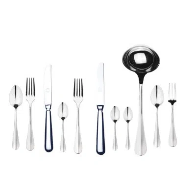 Mepra Roma Flatware Set With H/h Knives - 99 Pieces - Stainless Steel