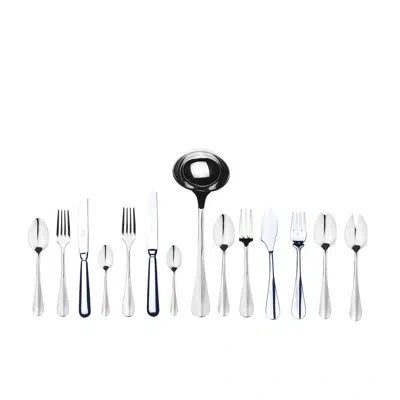 Mepra Roma Flatware Set With H/h Knives (configuration P) - 113 Pieces - Stainless Steel