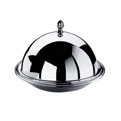Mepra Room Service Insulated Plate With Cloche And Thermal Serving Unit  - 12 Pieces - Stainless Steel In Silver
