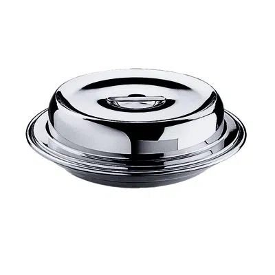 Mepra Room Service Insulated Plate With Cover And Thermal Serving Unit  - 6 Pieces - Stainless Steel In Silver