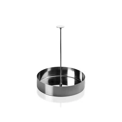 Mepra Round Basket Stile Stainless Steel In Silver