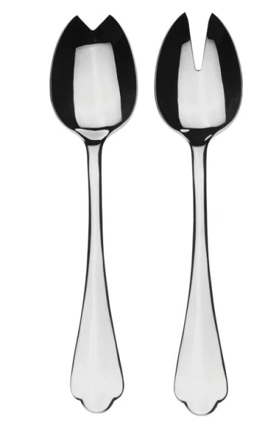 Mepra Salad Servers In Silver