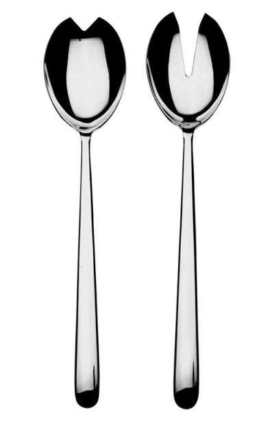 Mepra Salad Servers In Silver
