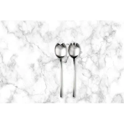 Mepra Salad Servers (fork And Spoon) Due Ice