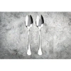 Mepra Salad Servers (fork And Spoon) Moretto In Silver
