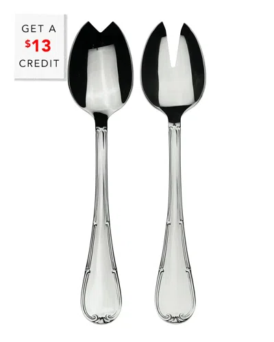 Mepra Salad Servers With $13 Credit In Silver