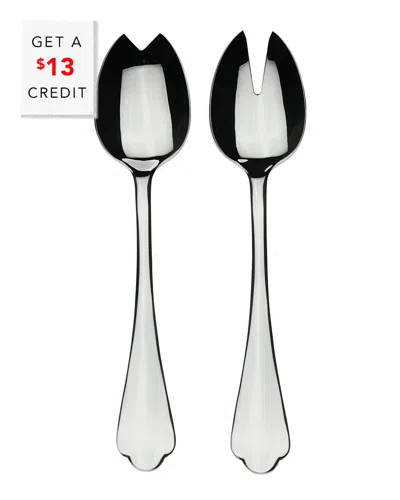 Mepra Salad Servers With $13 Credit In Silver