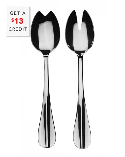 Mepra Salad Servers With $13 Credit In Silver