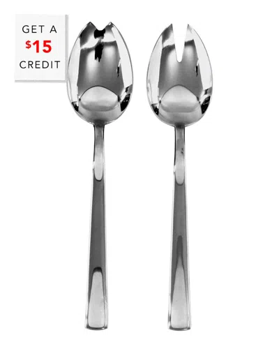 Mepra Salad Servers With $15 Credit In Silver