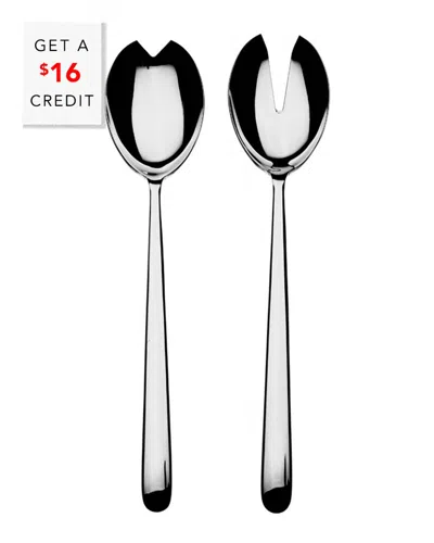 Mepra Salad Servers In Silver