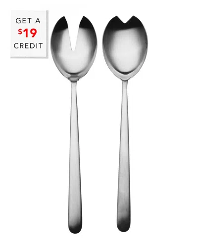 Mepra Salad Servers With $19 Credit In Gray