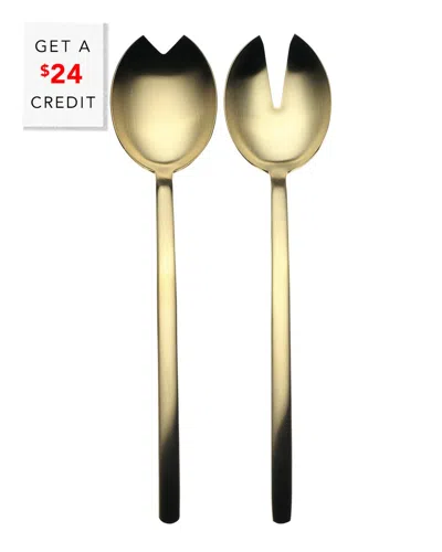 Mepra Salad Servers With $24 Credit In Gold