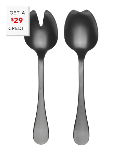 Mepra Salad Servers With $29 Credit In Black