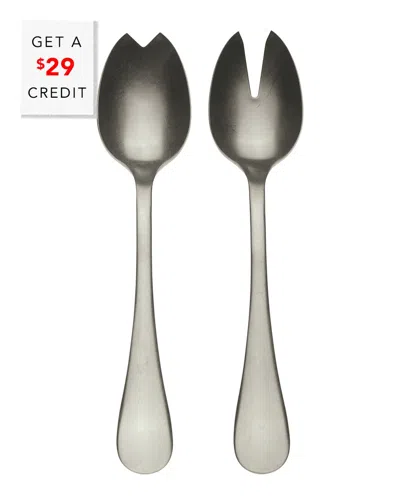 Mepra Salad Servers With $29 Credit In Silver