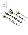Mepra Sassonia 24pc Flatware Set With $15 Credit