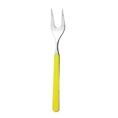 Mepra Serving Fork Yellow Fantasia